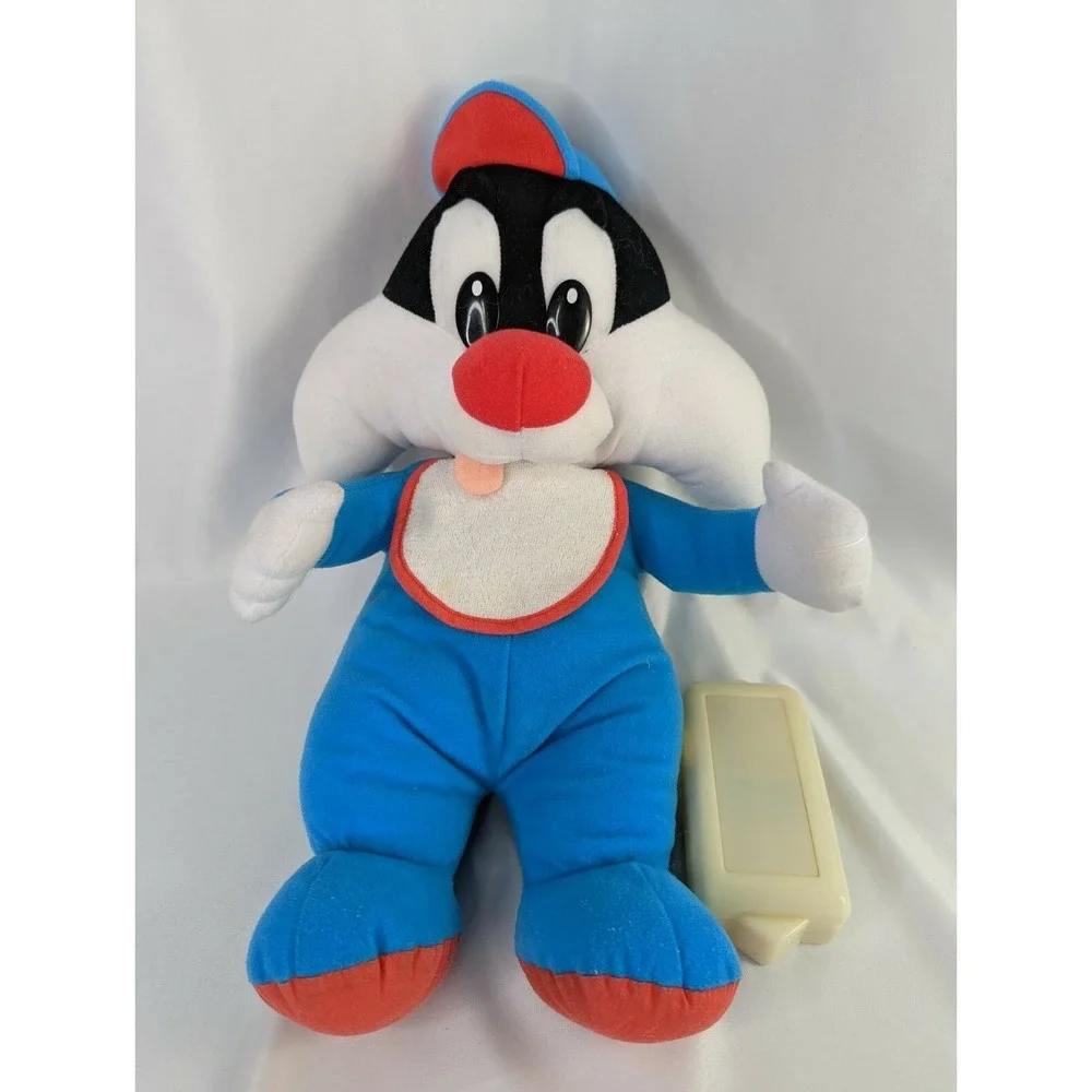 Tyco‎ Talking Baby Sylvester Cat Plush 15 Inch 1996 Stuffed Animal Toy
